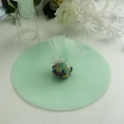 25 pcs 9" wide Tulle Circles for Wedding Favors