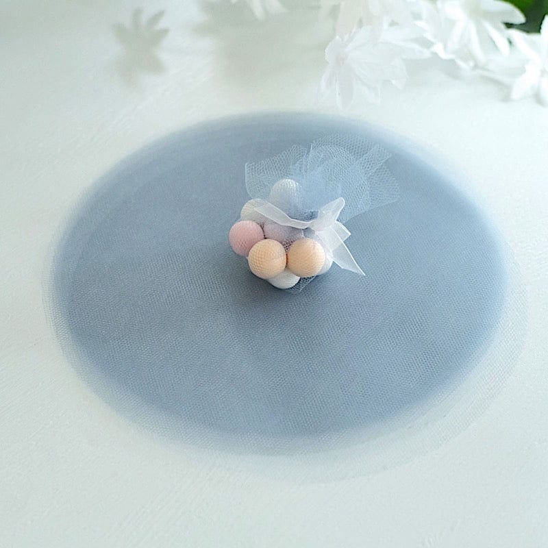 25 pcs 9" wide Tulle Circles for Wedding Favors