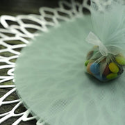 25 pcs 9" wide Tulle Circles for Wedding Favors