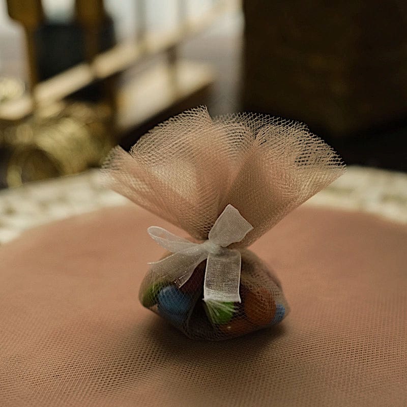 25 pcs 9" wide Tulle Circles for Wedding Favors