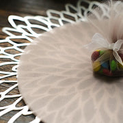 25 pcs 9" wide Tulle Circles for Wedding Favors