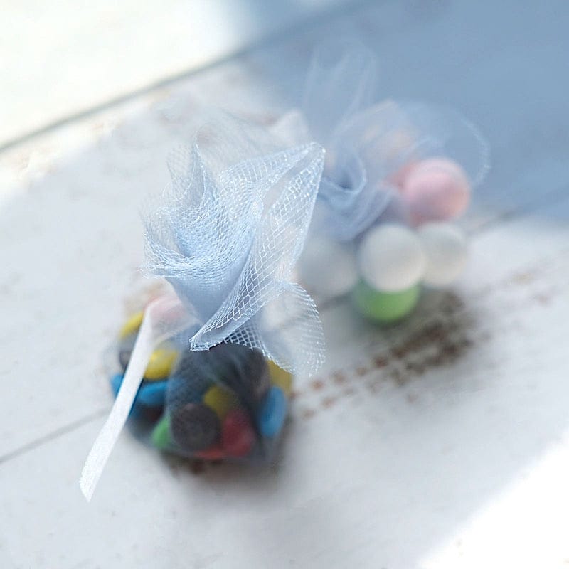 25 pcs 9" wide Tulle Circles for Wedding Favors