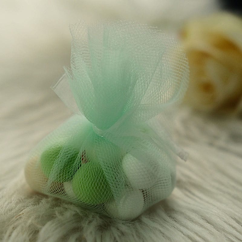 25 pcs 9" wide Tulle Circles for Wedding Favors