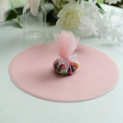 25 pcs 9" wide Tulle Circles for Wedding Favors