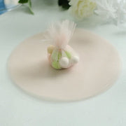 25 pcs 9" wide Tulle Circles for Wedding Favors