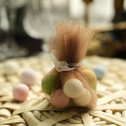 25 pcs 9" wide Tulle Circles for Wedding Favors