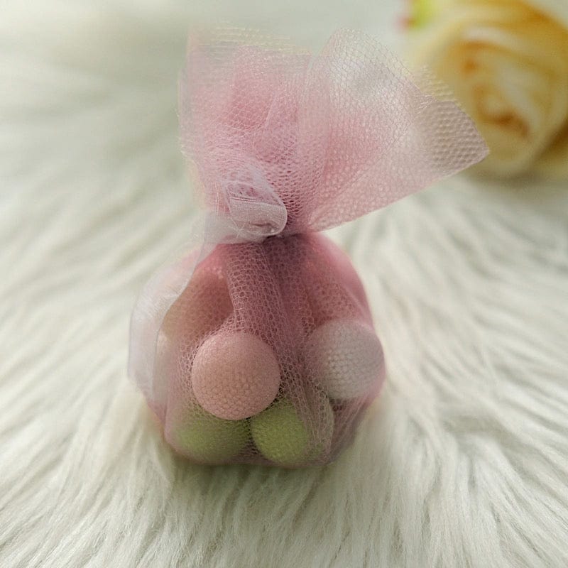 25 pcs 9" wide Tulle Circles for Wedding Favors