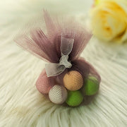 25 pcs 9" wide Tulle Circles for Wedding Favors