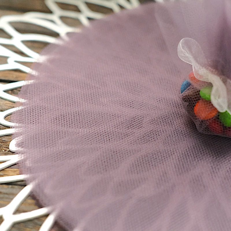 25 pcs 9" wide Tulle Circles for Wedding Favors