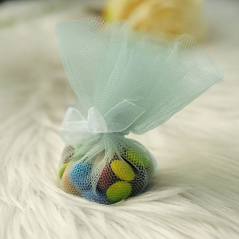 25 pcs 9" wide Tulle Circles for Wedding Favors