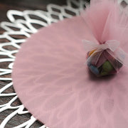25 pcs 9" wide Tulle Circles for Wedding Favors
