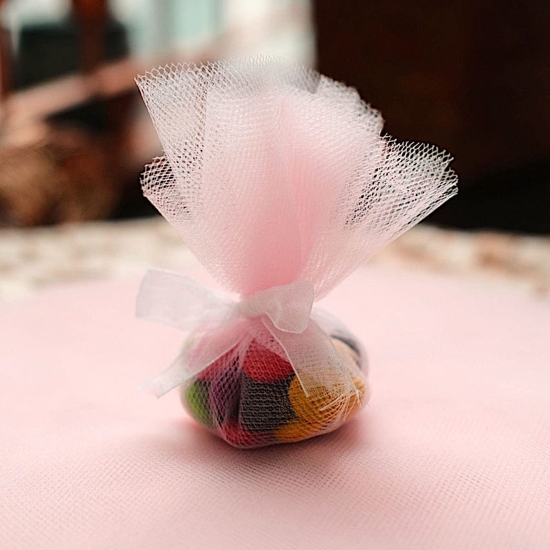 25 pcs 9" wide Tulle Circles for Wedding Favors