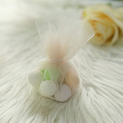 25 pcs 9" wide Tulle Circles for Wedding Favors