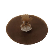 25 pcs 9" wide Tulle Circles for Wedding Favors - Chocolate Brown TUL_9CIR_CHOC