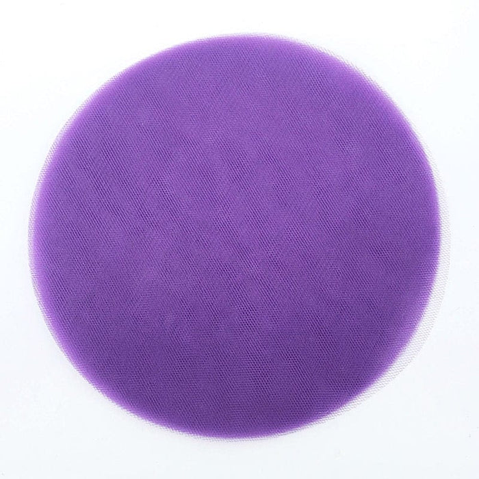 25 pcs 9" wide Tulle Circles for Wedding Favors TUL_9CIR_PURP