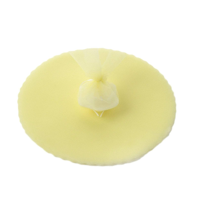 25 pcs 9" wide Tulle Circles for Wedding Favors TUL_9CIR_YEL