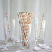 25 pcs Decorative Striped Party Paper Straws STRAW_YY01_054