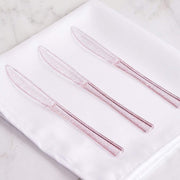 25 pcs Glittered Dinner Knives - Disposable Tableware