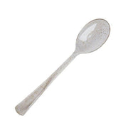25 pcs Glittered Dinner Spoons - Disposable Tableware