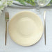 25 pcs Natural Birchwood Round Plates Disposable Tableware