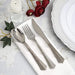 25 pcs Silver Classy Spoons - Disposable Tableware PLST_YY05_SILV