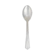 25 pcs Silver Dinner Spoons - Disposable Tableware PLST_YY18_SILV