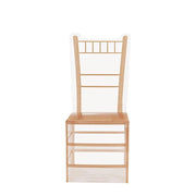 25 Plastic Favor Boxes Chair Shaped Party Gift Holders - Clear and Gold BOX_2X2_CHAIR01_GOLD