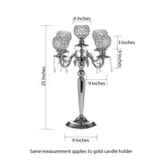 25" tall Candelabra Candle Holder Centerpiece