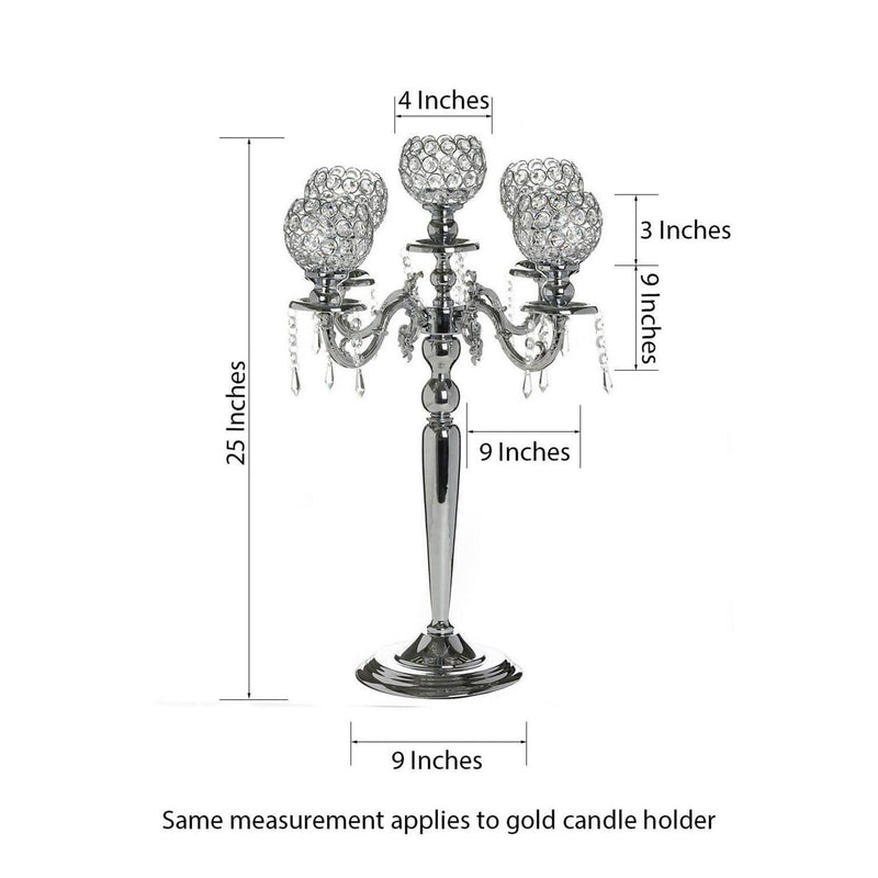 25" tall Candelabra Candle Holder Centerpiece