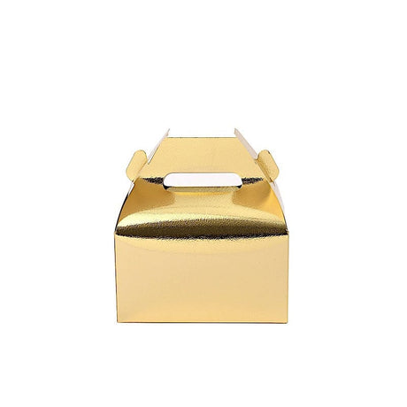 25 Tote Party Favor Boxes Party Treats Candy Gift Holders BOX_6X5_TOTE04_GOLD