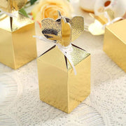 25 Vase Wedding Favor Boxes with Satin Ribbons
