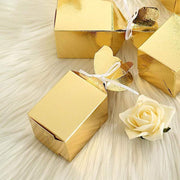 25 Vase Wedding Favor Boxes with Satin Ribbons