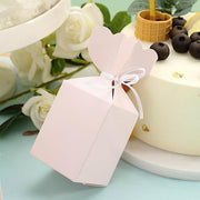 25 Vase Wedding Favor Boxes with Satin Ribbons