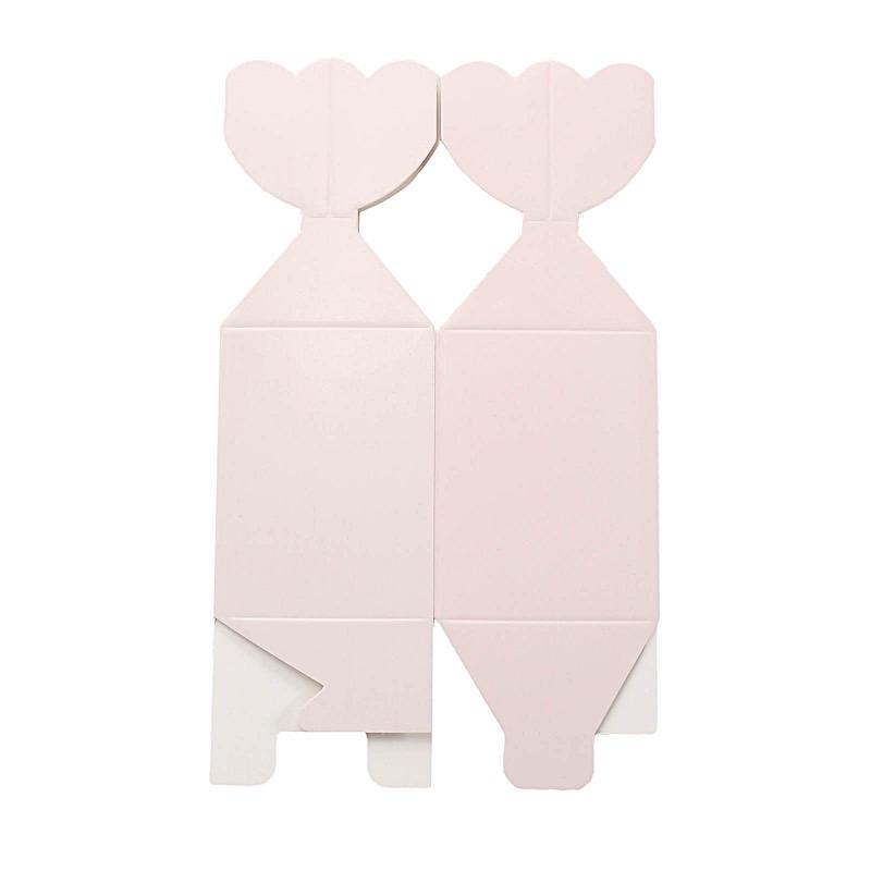 25 Vase Wedding Favor Boxes with Satin Ribbons