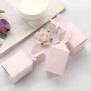 25 Vase Wedding Favor Boxes with Satin Ribbons
