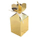 25 Vase Wedding Favor Boxes with Satin Ribbons BOX_FLO_GOLD