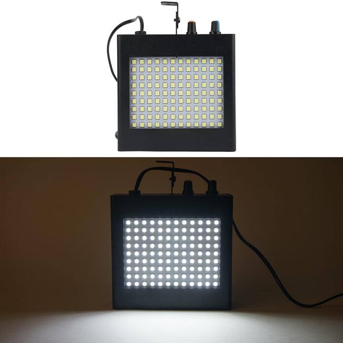 25 Watt 108 LED Strobe Dual Mode Flash Light with Speed Control - White LED_SPT17