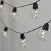 26 ft long 25 LED String Lights Battery Operated Garland - Warm White LED_BALL05_CLR