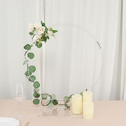26" Round Acrylic Floral Hoop Standing Wreath Centerpiece Ring - Clear WOD_HOPPLST1_24_CLR