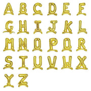 27" tall Mylar Foil Standing Balloon - Gold Letters