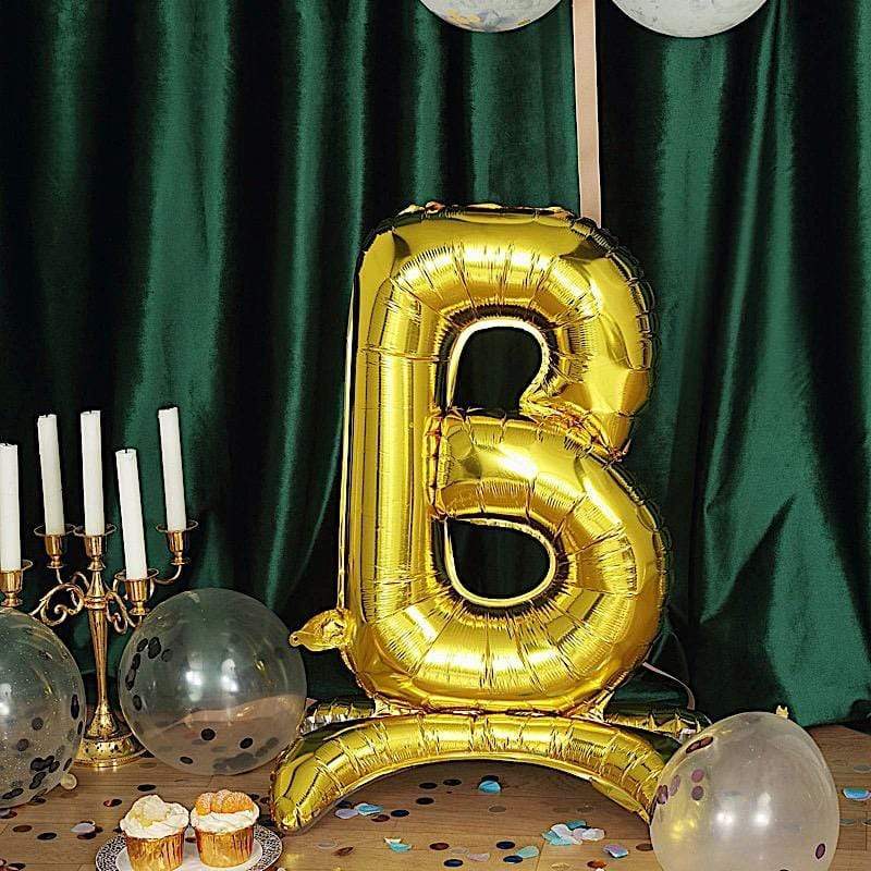 27" tall Mylar Foil Standing Balloon - Gold Letters