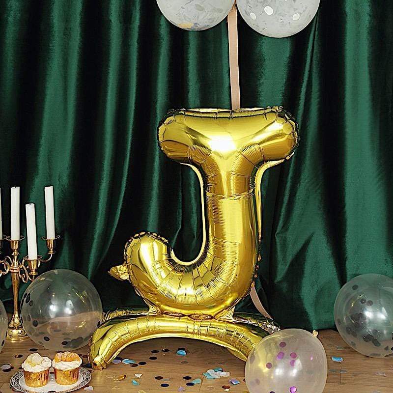 27" tall Mylar Foil Standing Balloon - Gold Letters