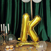 27" tall Mylar Foil Standing Balloon - Gold Letters