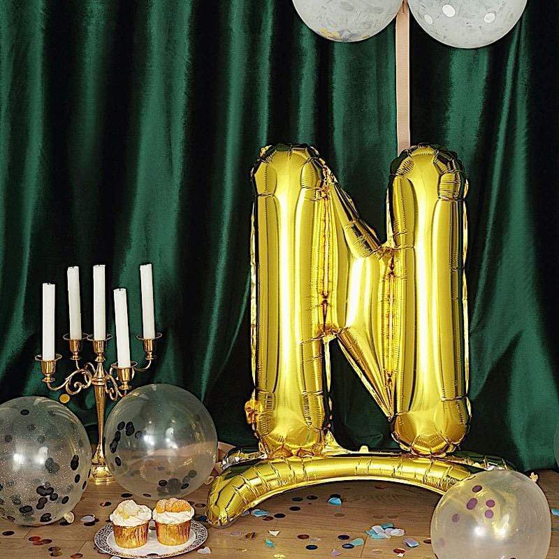 27" tall Mylar Foil Standing Balloon - Gold Letters