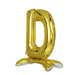27" tall Mylar Foil Standing Balloon - Gold Letters BLOON_24G_D