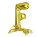 27" tall Mylar Foil Standing Balloon - Gold Letters BLOON_24G_F