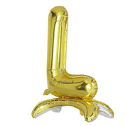 27" tall Mylar Foil Standing Balloon - Gold Letters BLOON_24G_L