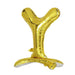 27" tall Mylar Foil Standing Balloon - Gold Letters BLOON_24G_Y
