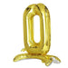 27" tall Mylar Foil Standing Balloon - Gold Numbers BLOON_24G_0