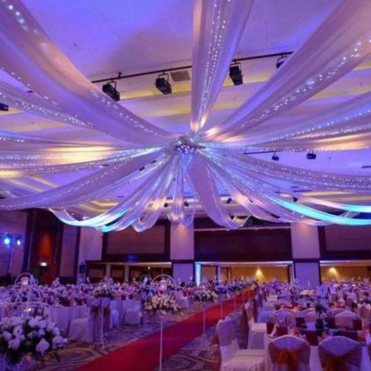 28" Ceiling Draping Hoop Ring Hardware Kit for Wedding Party BKDP_CEIL28